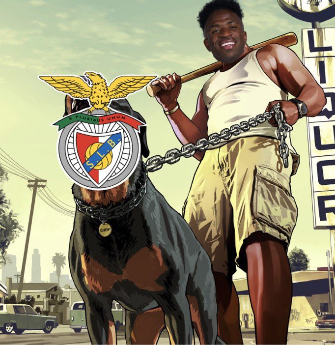 Vinicius Júnior, pai presente da agremiação de carnide.