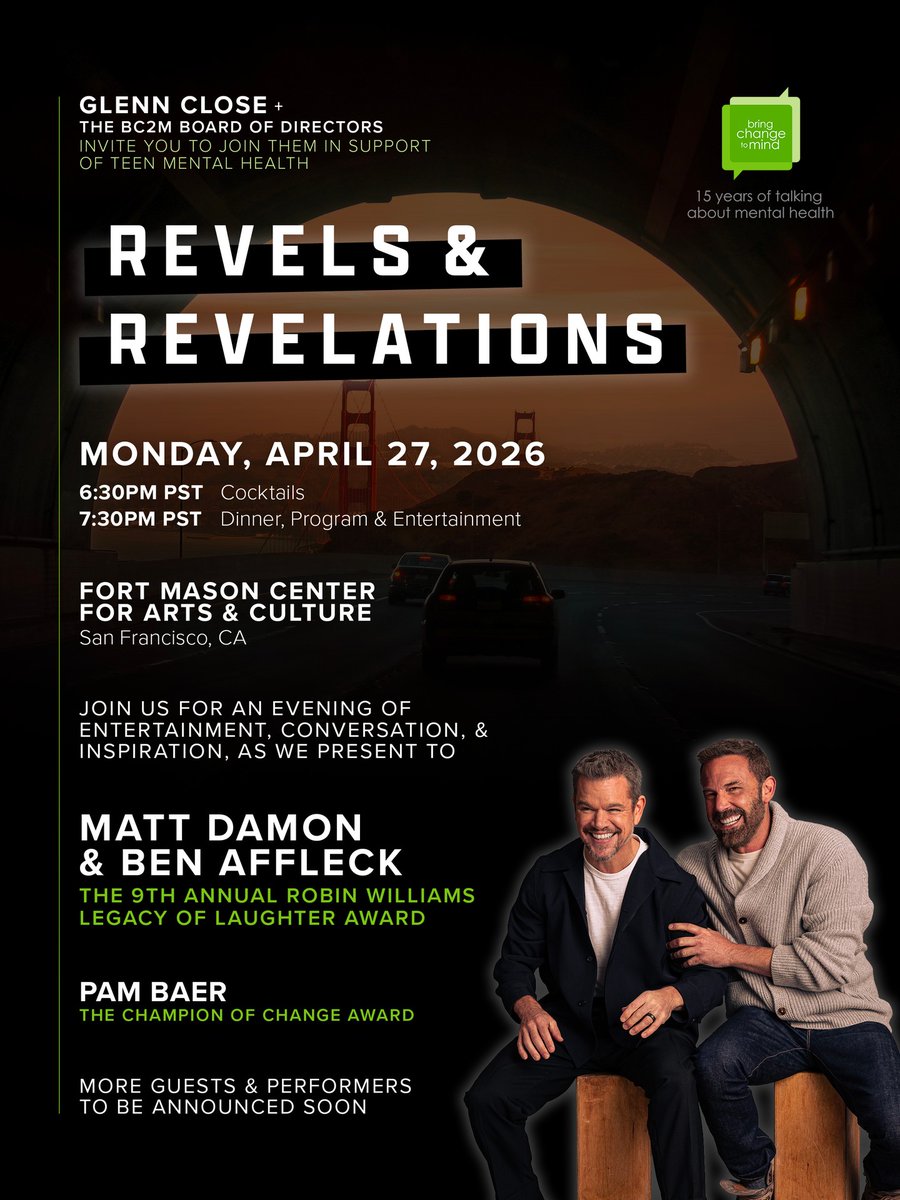 Bring Change to Mind tweet media