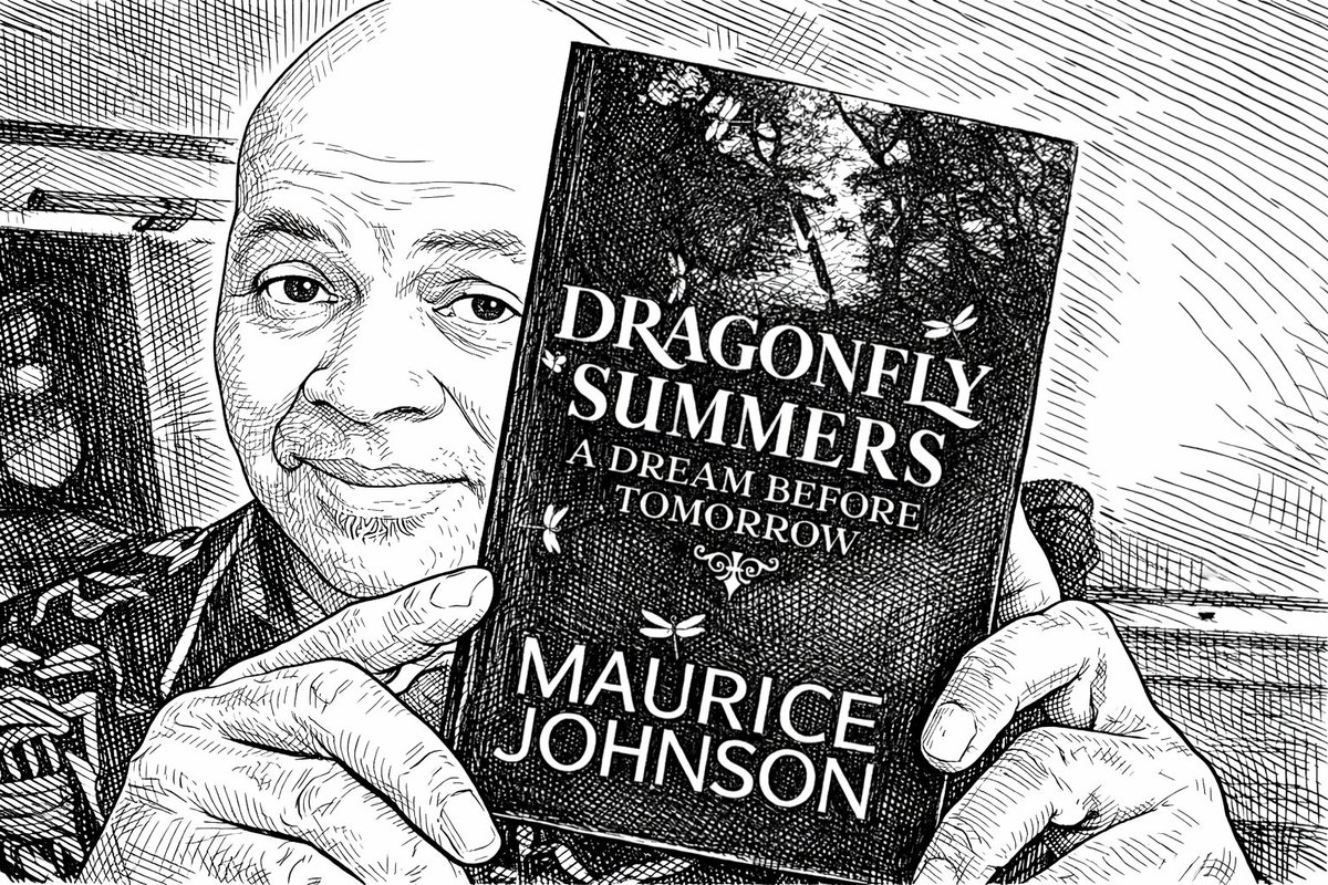 In “Dragonfly Summers,” I reflect on El Reno—1964 through the ’70s—Burton Park, my grandmother’s porch, cicadas humming through long summers. Those places shaped me. And sometimes, the places that shaped us quietly hold a story of their own. —Maurice Johnson