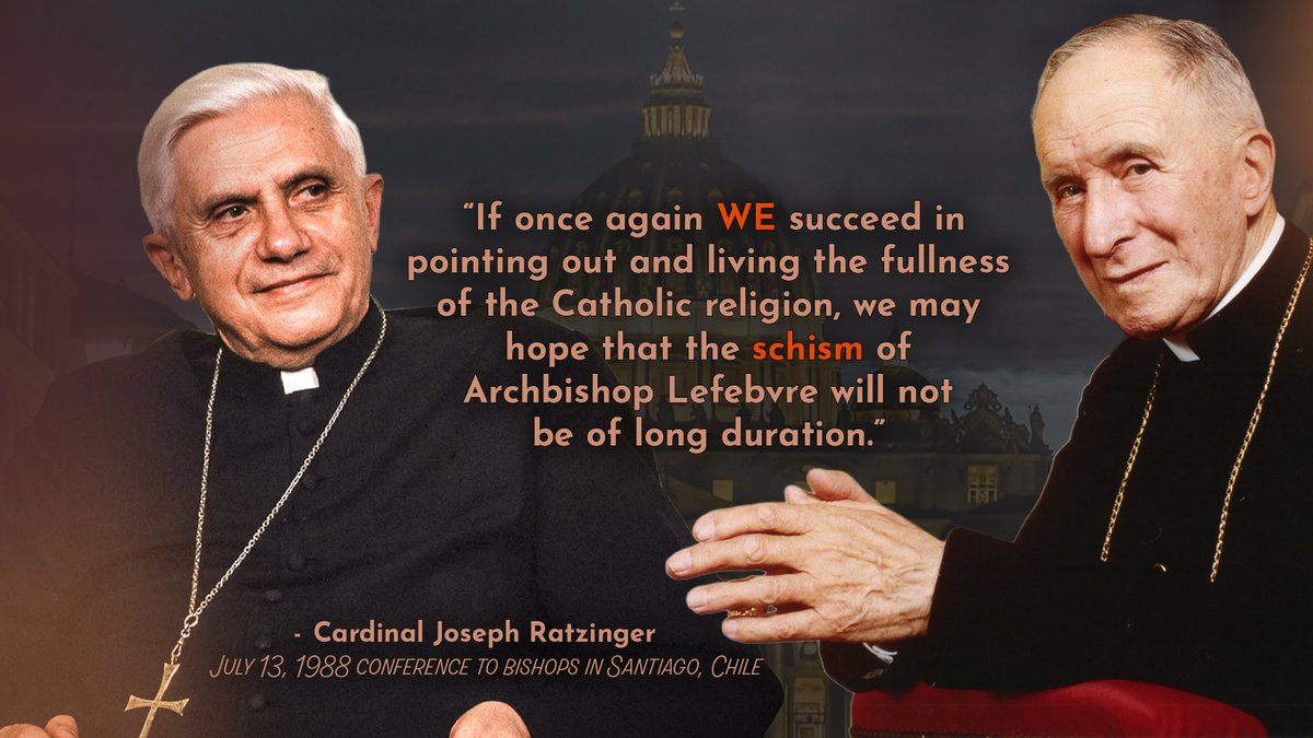 Oopsie, will Michael Matt use this as evidence that there has indeed been a SCHISM? Or is only the first half of the sentence authoritative for him?