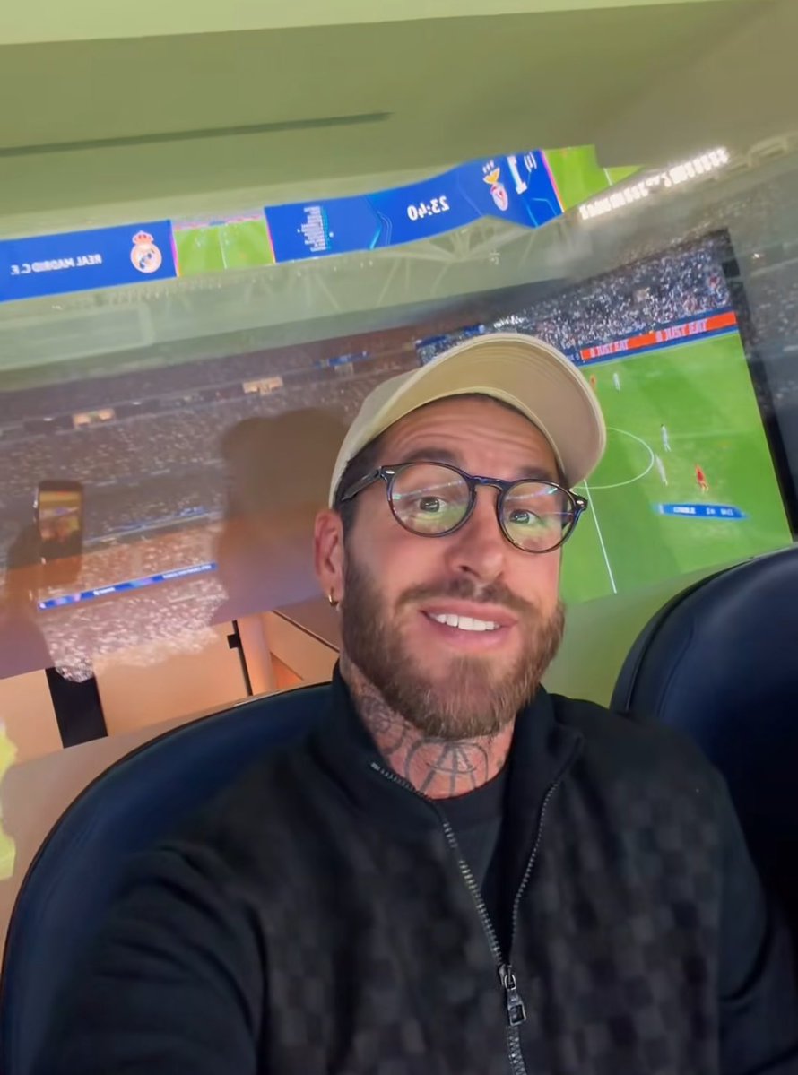 SERGIO RAMOS AT THE BERNABÉU! 😍