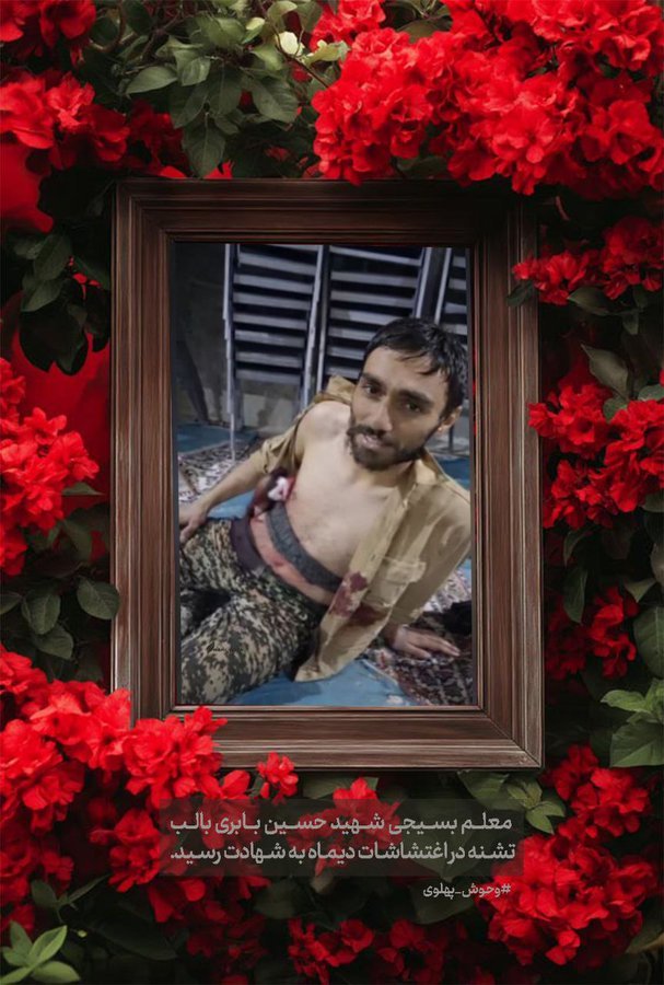 مثل آرمان و روح الله...
صحنه های شهادتش کلی درس برامون داشت...
آخه معلم کارش در دادنه😭