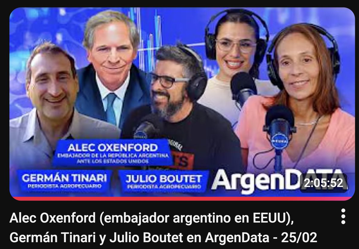 🎙️ Si tenés que renovar la VISA para ir a EEUU, hacé el trámite con tiempo. ¡El embajador de Arg en USA contó que el proceso para que los argentinos entren al programa de VISA WAIVER llevará tiempo!
<a href="/malenadelosrios/">Malen</a> <a href="/alejandrito/">Alec Oxenford</a> 
👉 Además, los cupos para participar de las