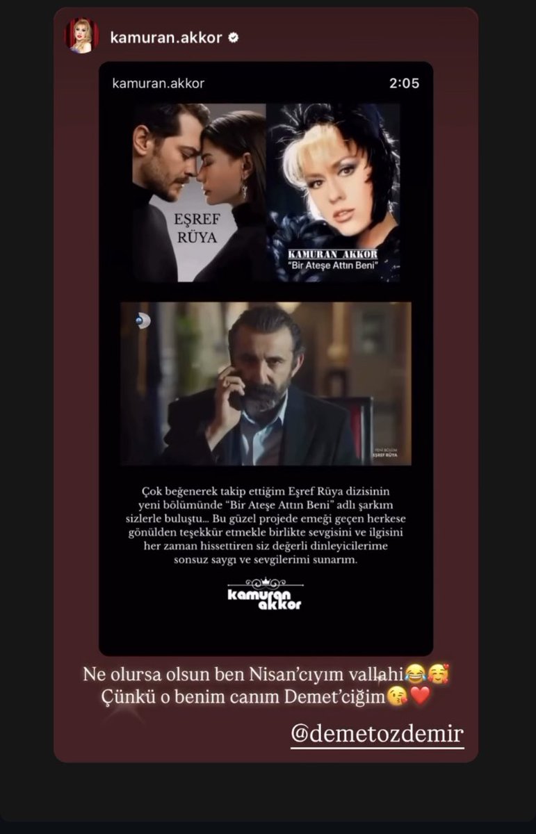 Kamuran ablamız aynı ben 😁 ❤️ #DemetÖzdemir #EşrefRüya #NisanAkyol
İyiKiDoğdun DemetÖzdemir