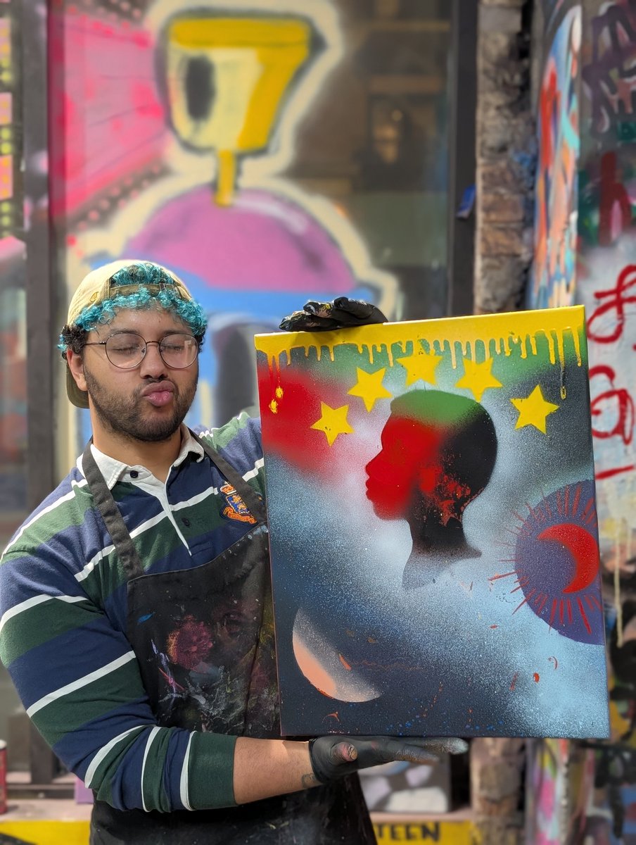 Spray painted this, I'm kinda proud of it