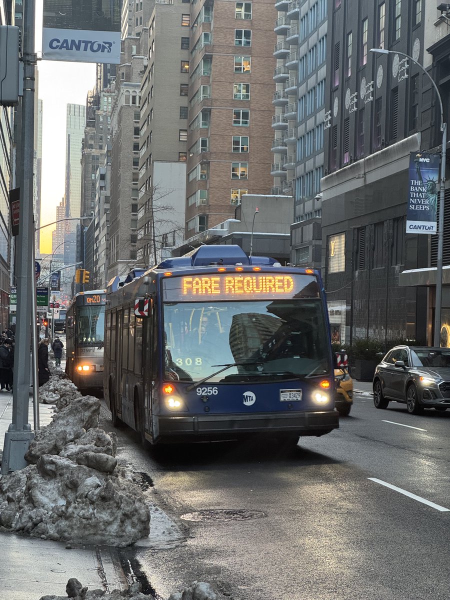 I thought buses were going to be free in #NewYorkCity.