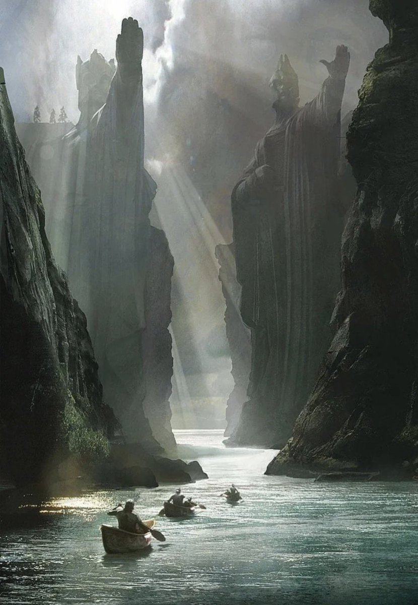 Happening elsewhere in Middle-earth on the same date, the Company passes the Argonath and reaches Parth Galen under Amon Hen by evening. 

Love the passage in the book:
“Fear not!’ said a strange voice behind him. Frodo turned and saw Strider, and yet not Strider; for the