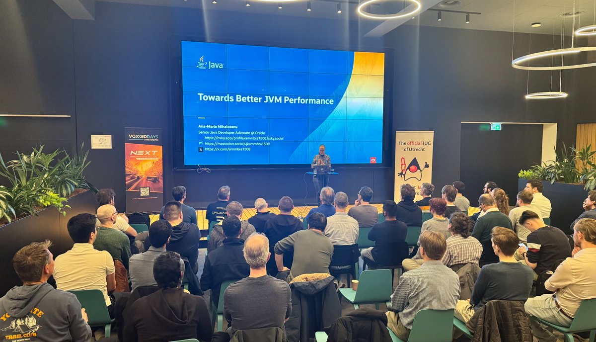 BalaRawool's tweet photo. An evening filled with fun, knowledge, architecture and performance @utrechtjug with @MichelSchudel  and @ammbra1508 https://t.co/YuAbhEaX6T