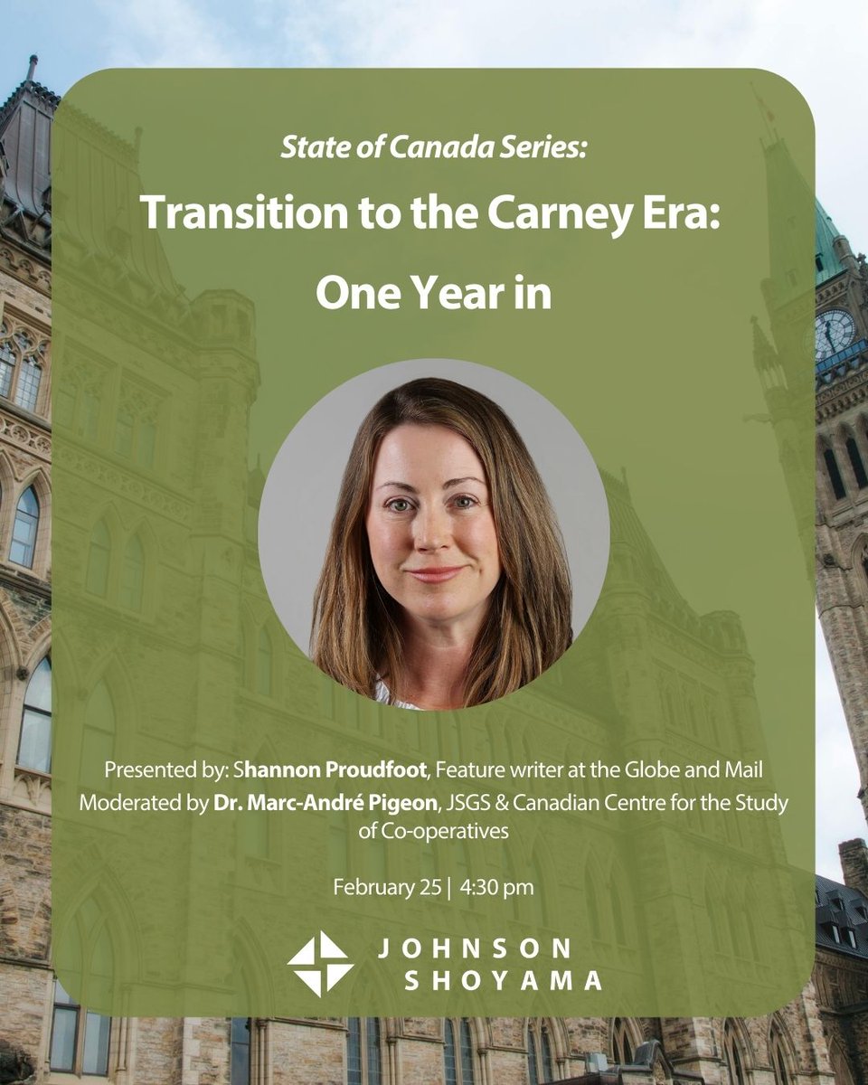 Johnson Shoyama Graduate School of Public Policy tweet media