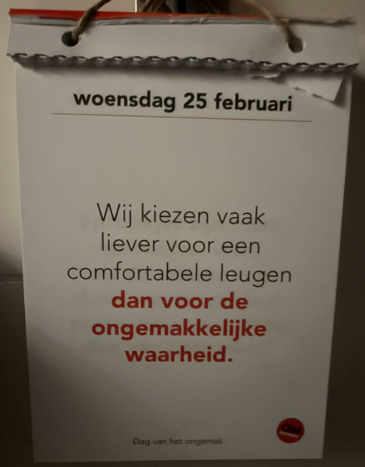 Het thema van 't nieuwe kabinet?