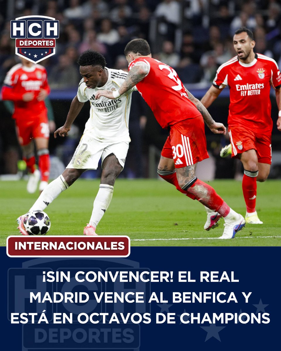 #HCHDeportes |  El conjunto blanco con goles de Vinícius y Tchouaméni consigue su billete a octavos de Final de la Champions en un partido abierto con oportunidades para ambos equipos.
hch.tv/real-madrid-el…
FP