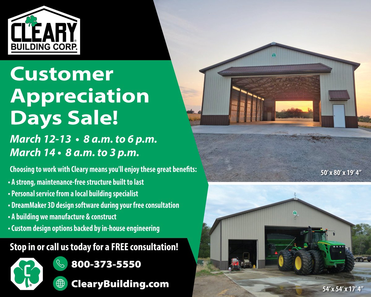 Cleary Building Corp tweet media