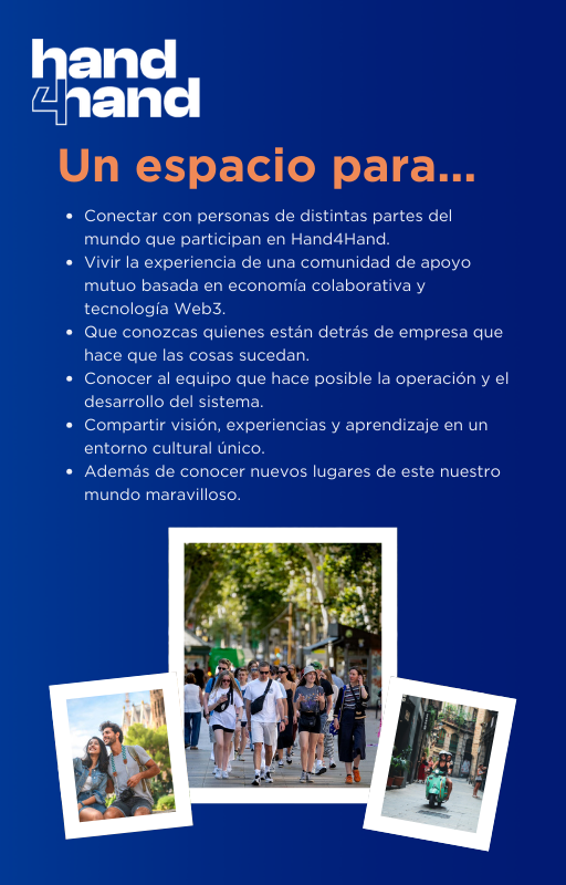 HelloHand4hand's tweet image. Barcelona 2026 · Encuentro Hand4Hand 😎🇪🇸

Participa, activa tu comunidad y cumple las bases para formar parte del encuentro en Barcelona.

Un espacio presencial para líderes que construyen organización real dentro del sistema.

Alineación. Comunidad. Expansión.

#Hand4Hand
