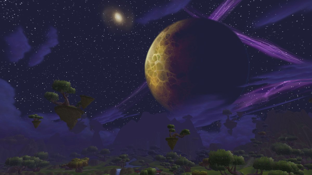 mizuedg's tweet photo. Llegar a Nagrand de noche y tener que echar la vista al cielo https://t.co/tHDTCQRFvL
