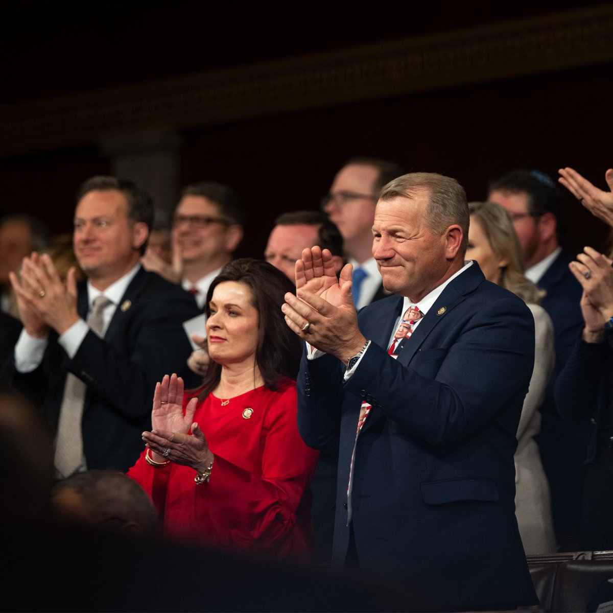 Earlier this week, President Trump laid out a clear vision for America’s future during the State of the Union.

I was proud to stand in support of an agenda focused on restoring law &amp; order, strengthening our economy, and putting American families first.