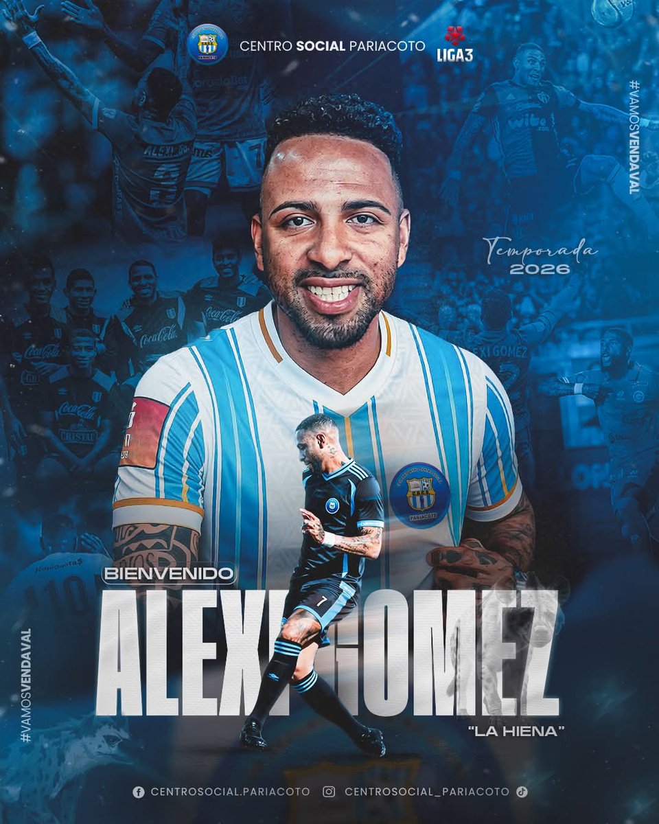 FichajesPeru1's tweet image. Alexi Gómez es anunciado como nuevo jugador de Centro Social Pariacoto (Liga 3). La temporada pasada formó parte del plantel de @AlianzaUDH.

#Fichajes #Liga3