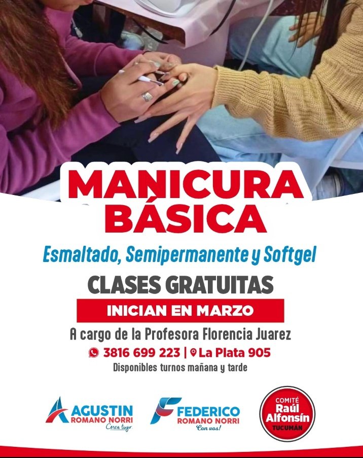 📍Más talleres gratuitos en nuestro comité 
💅Con una amplia salida laboral. 
📝Te esperamos