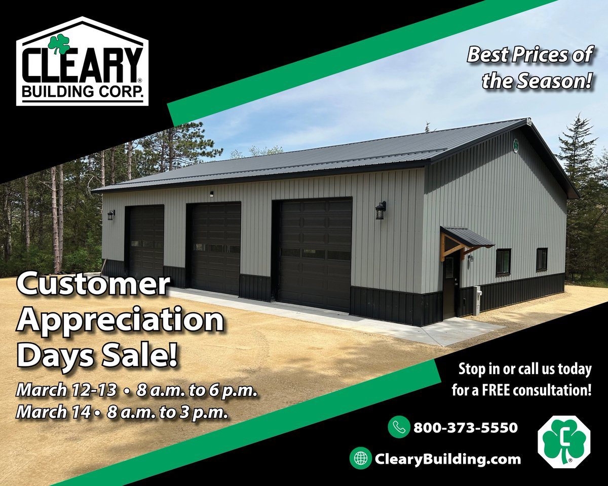 Cleary Building Corp tweet media