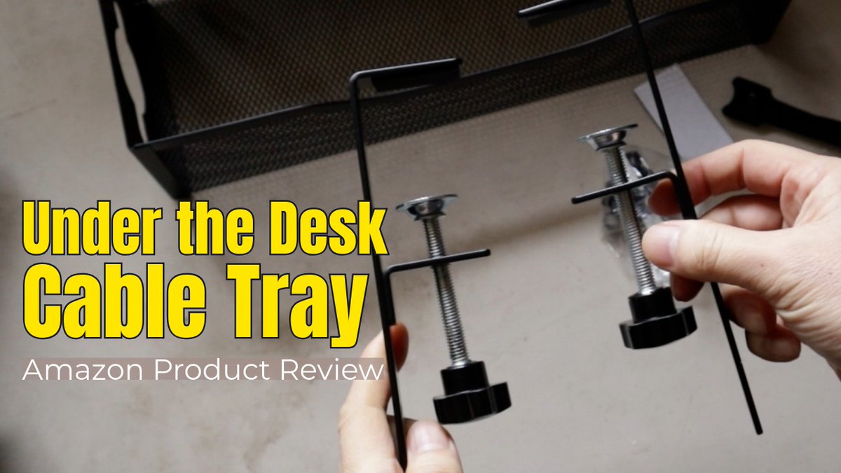 SamsCubeTube's tweet image. Under Desk Cable Management Tray Review: No-Drill Game Changer for Messy Desks! #CableManagement #UnderDeskCableTray #DeskSetup #HomeOffice #StandingDesk #CableOrganizer #OfficeOrganization #WireManagement #NoDrill #ProductReview #DeskOrganization youtu.be/nNwYpu-7ys4