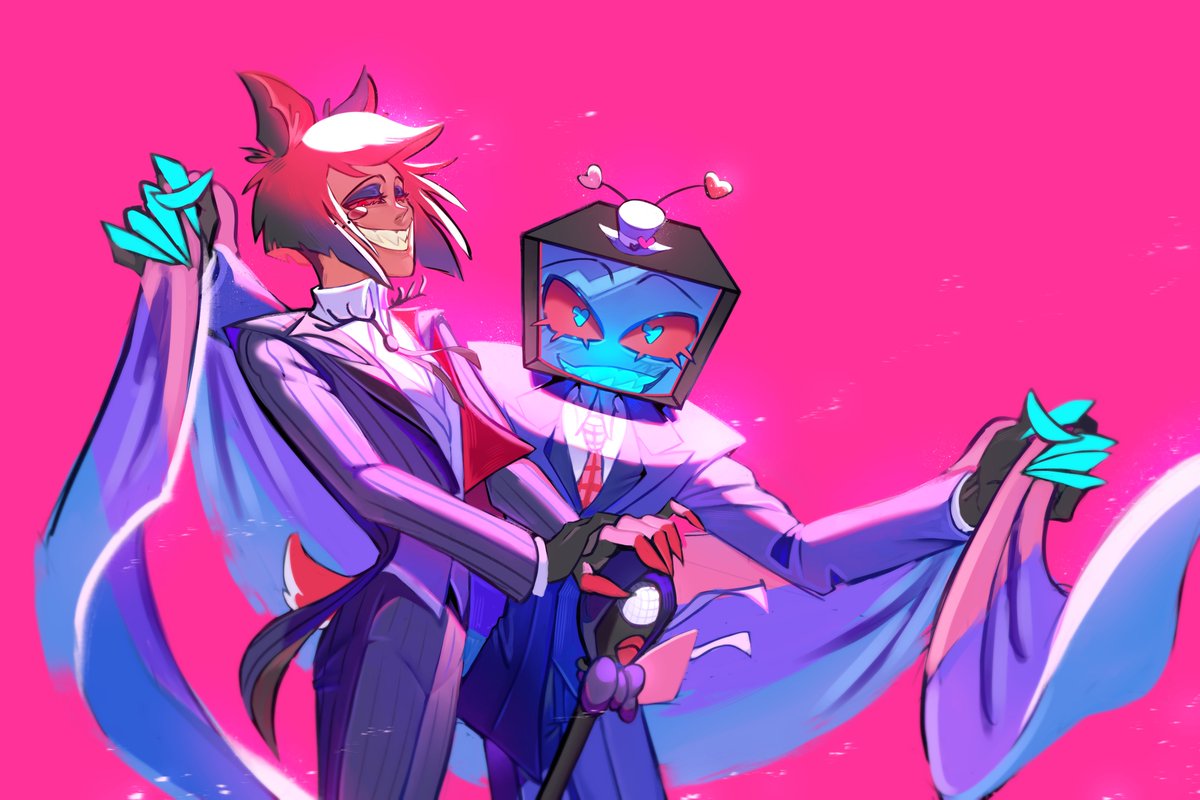 Day 2: Pride 
It feels kinda silly uploading this in Feb instead of June
#RadioStaticDressUpWeek #HazbinHotel