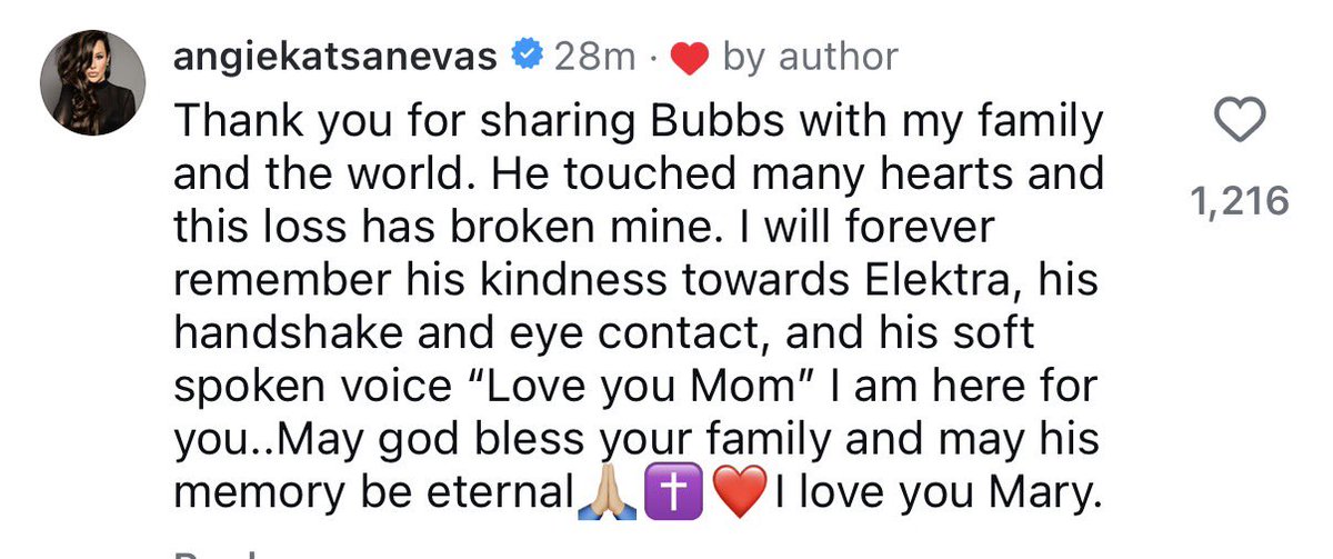 Angie K. supporting Mary ❤️