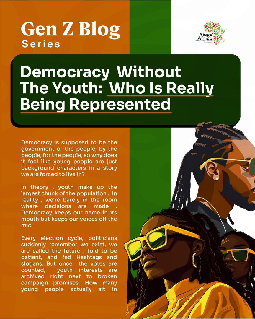 YIAGA's tweet photo. If young people make up the majority, why do they remain a minority in power? Who truly speaks for a generation sidelined in the very system that claims to represent them?

Is youth political apathy the problem, or is exclusion by design?

Read the full article and join the debate. The future cannot be negotiated without those who will live in it.  

👉 https://t.co/fjQ7lTn5bG