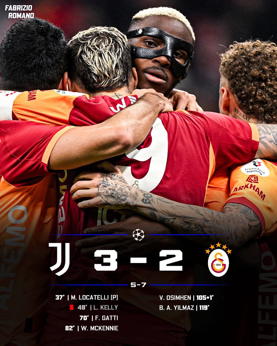 🚨 Galatasaray qualify to the Champions League round of 16 — Juventus have been eliminated!

Who’s your Man of the Match?