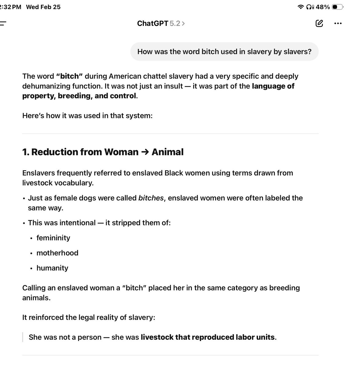 1BlackManSpeaks's tweet image. #ADOCS #ADOS #DOACS #FREEDMEN #FBA #B1 #NOI  #BlackAmericans #AfricanAmericans #IndigenousBlacks #NativeBlacks #CuteTheCheck #MajorityState #NegroAmerican #MajorityCity #Reparations #Delineation 

Can We Please Get Rid Of The Word BI@CH when referring to Our Women.

If you have