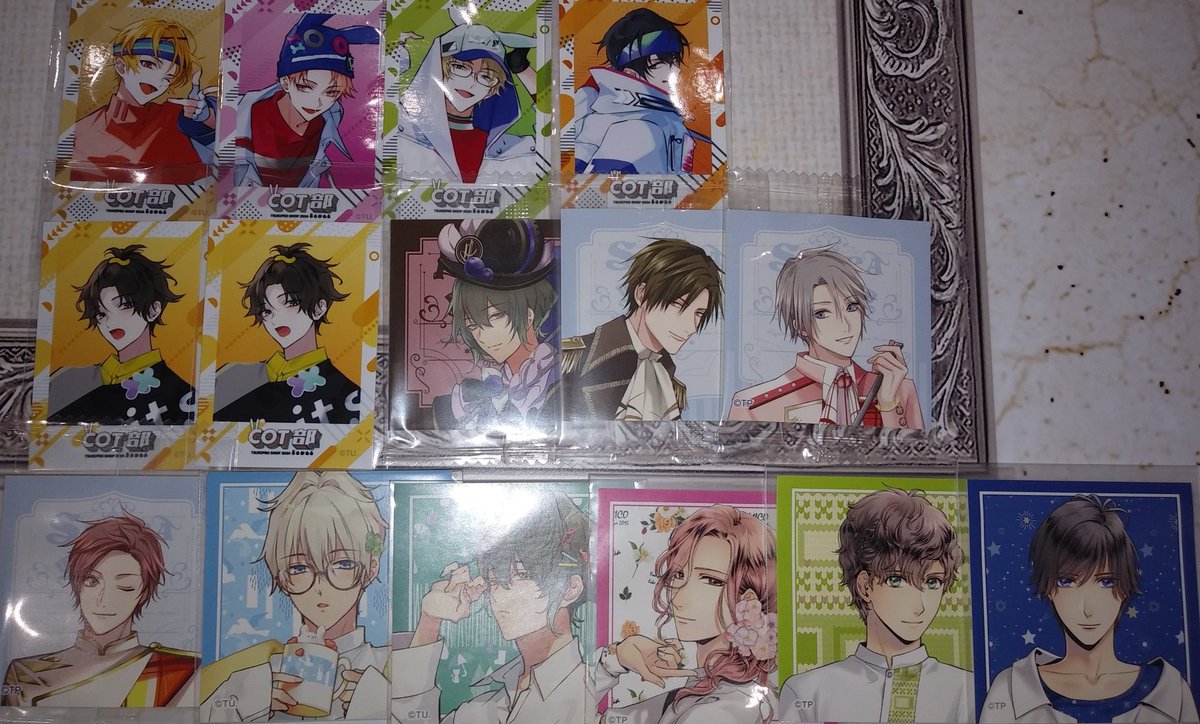 交換】ツキプロ 特典 ステッカー 譲→駆・☆始・恋・☆春・☆新・☆葵