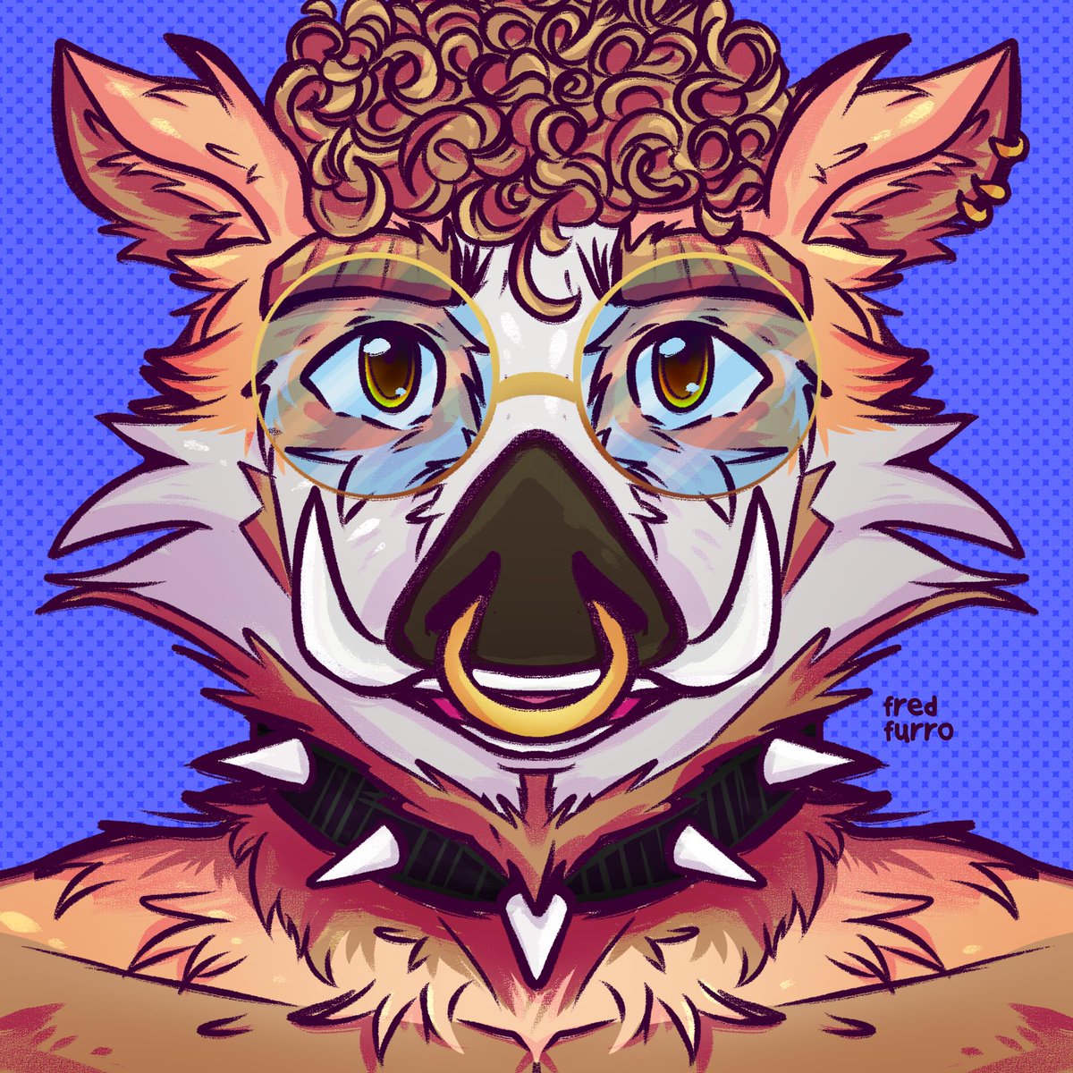 fredfurro's tweet photo. 🐗 Testing out a drawing using my Twitch subs fursonas https://t.co/K2xgxfatdz