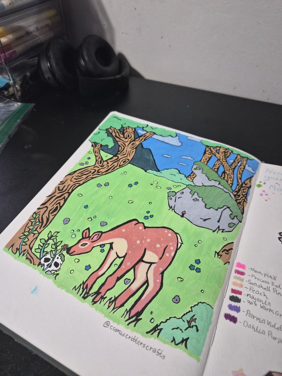 Circle of Life ✨️

An acrylic paint marker painting in my sketchbook. Hope you enjoy it ✨️🖤

#artmoots #artwork #art #acrylicpaintmarkers #sketchbook