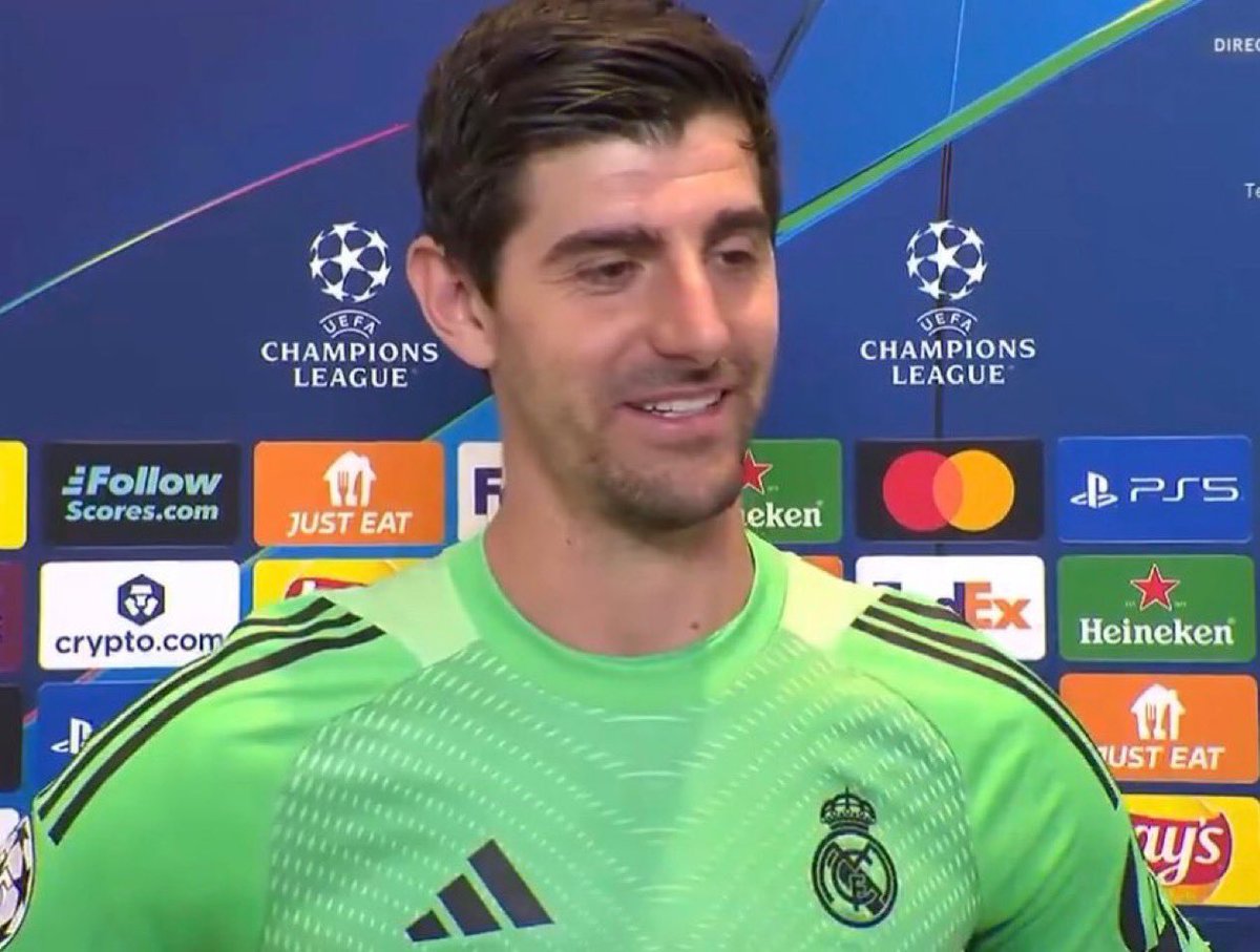 🚨 Thibaut Courtois: "I prefer Sporting, for a change.

We play Man City too much."