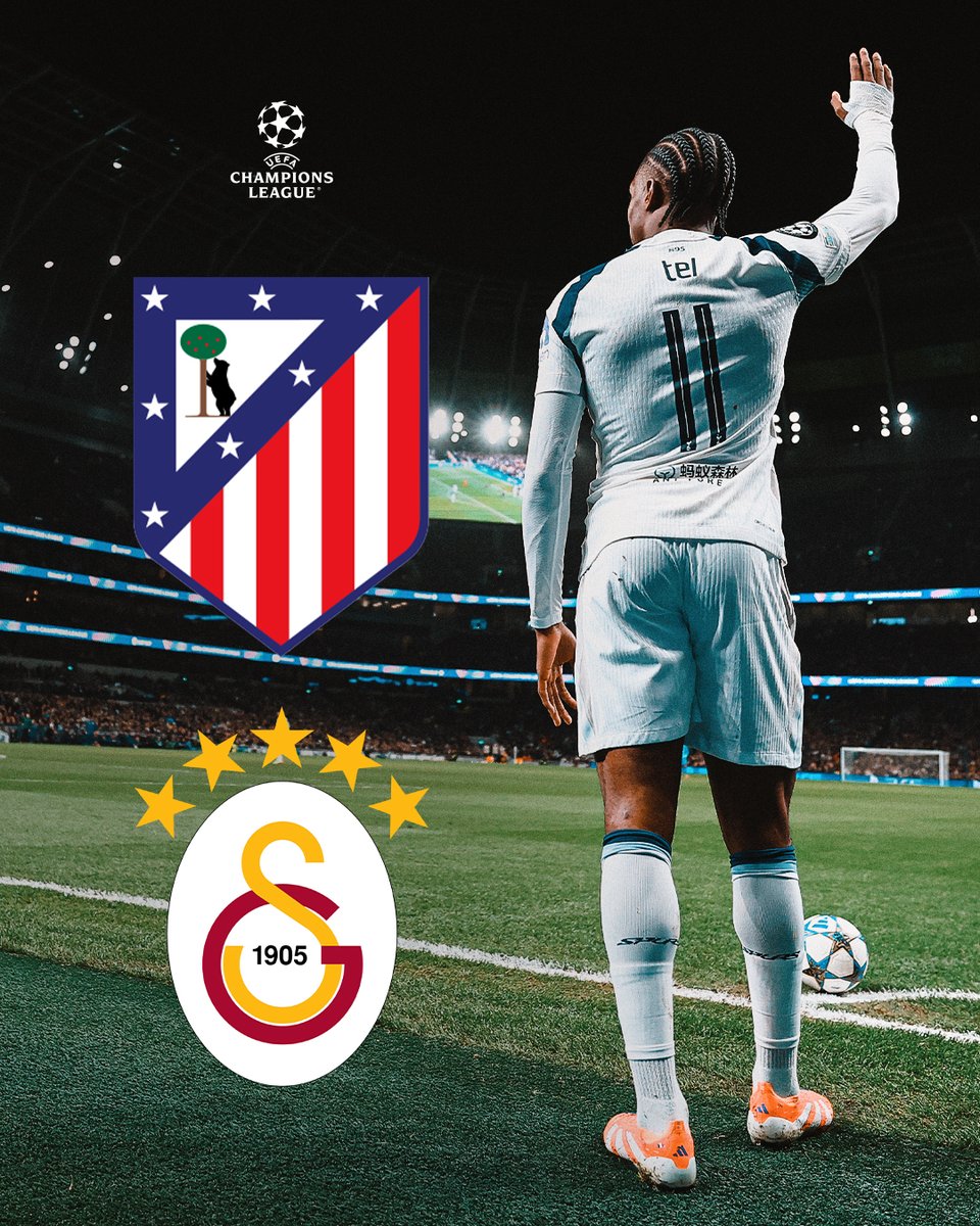 We'll face Atletico Madrid or Galatasaray in the Champions League Round of 16 👀