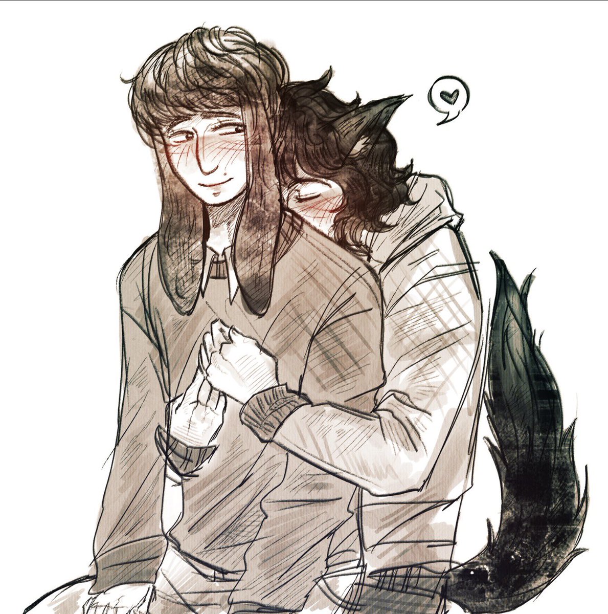 relax hes all yours dawg😭😭 #byler #werehare