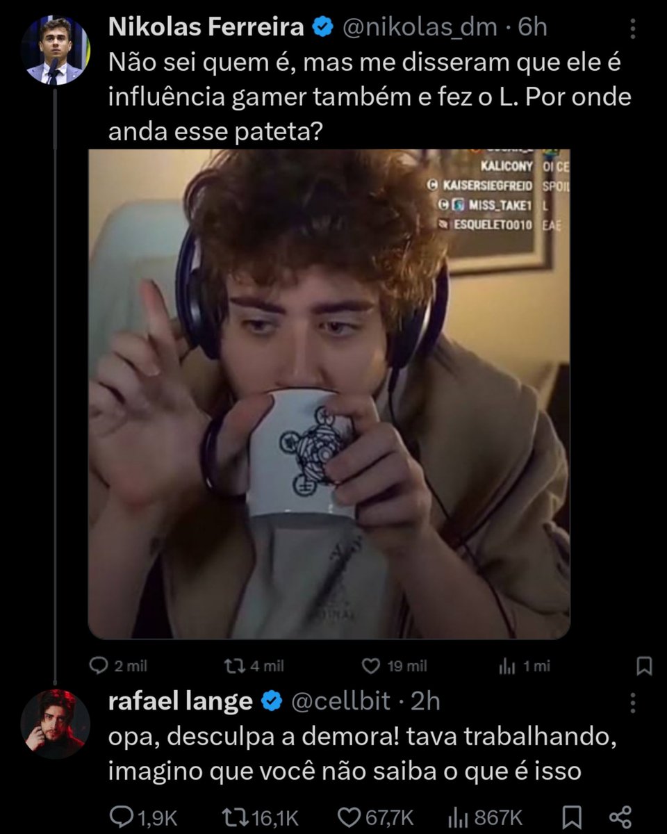 Nikolas Ferreira x Cellbit, Política do Brasil em 2026