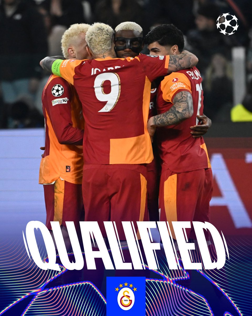 Galatasaray take their place in the round of 16 🦁💪

#UCL
