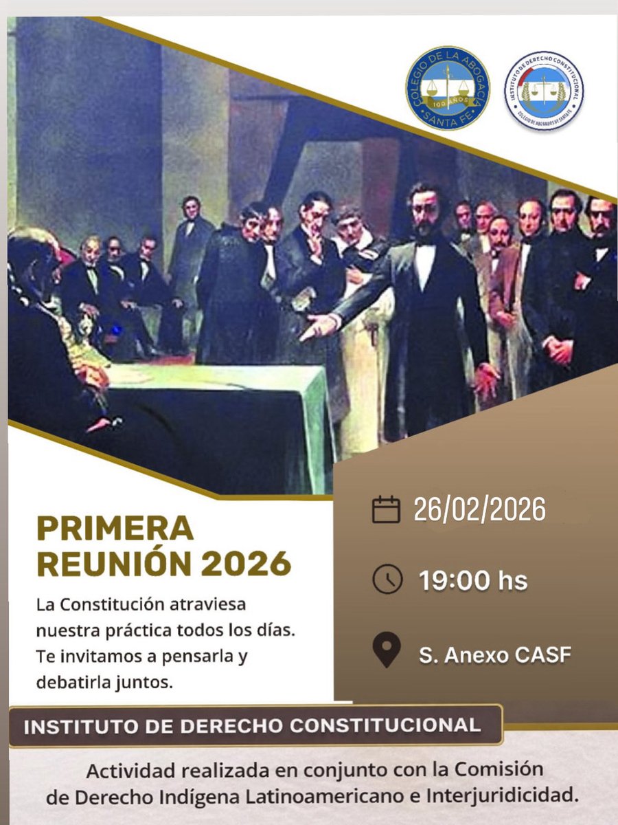 Instituto Derecho Constitucional CASF tweet media