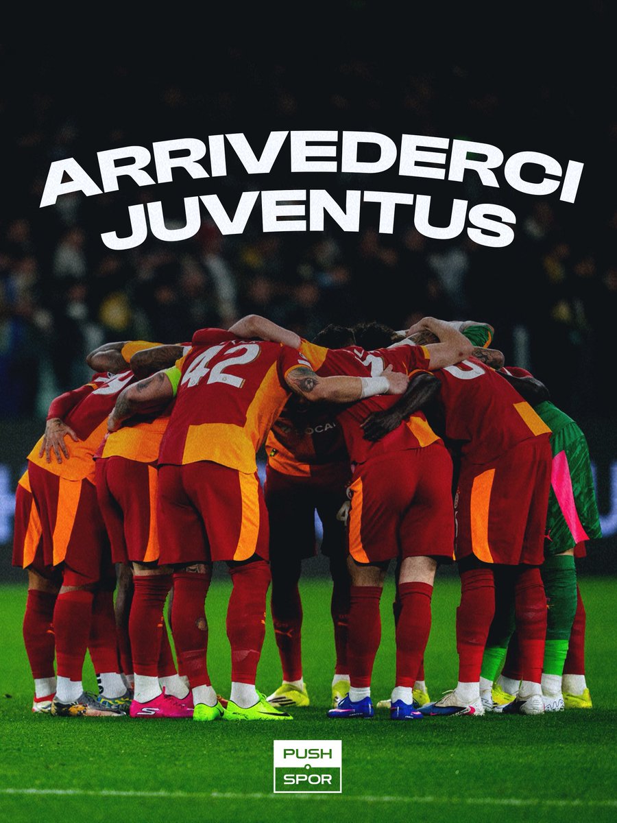 pushspor's tweet photo. Tarih tekerrür etti, Galatasaray bir kez daha Juventus’u Şampiyonlar Ligi’nden saf dışı bıraktı. https://t.co/zhiJpfKwrq