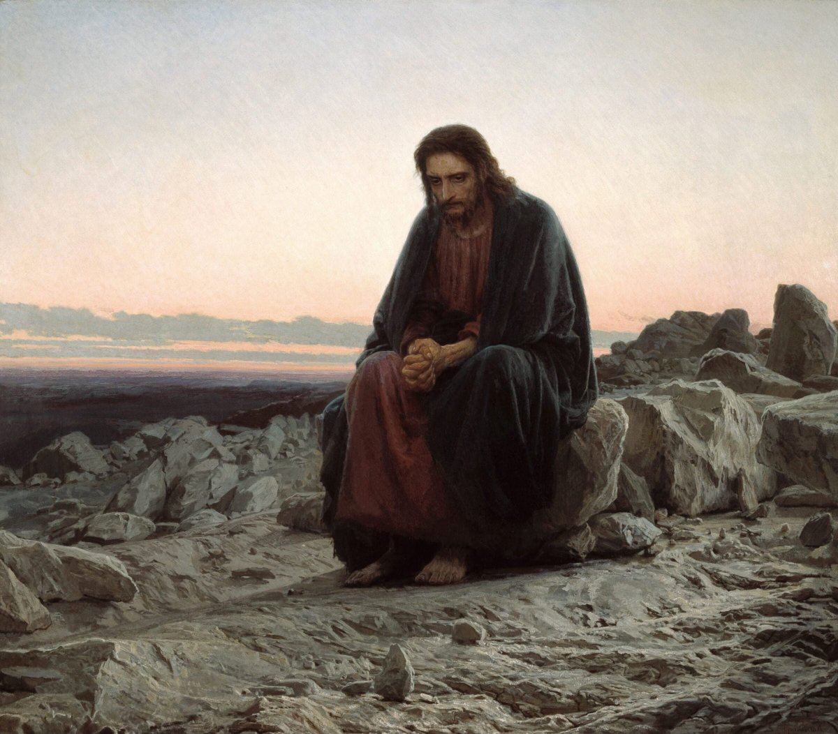 Iwan Kramskoj (1837–1887)
Christ in the desert
#Lent