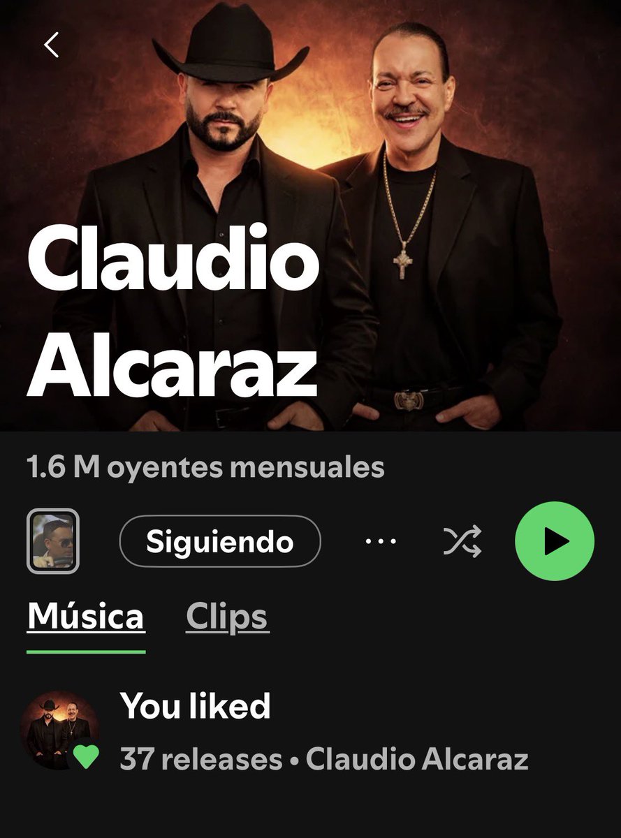 Ya somos 1.6 Millones de oyentes mensuales solo en <a href="/Spotify/">Spotify</a>.
¡Gracias siempre!