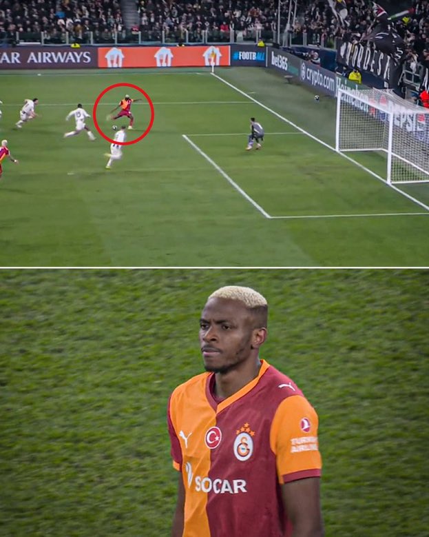 Osimhen’e gelen tek top ve o toplada maçı bittirdi zaten. Osimhen gibi forveti olupta kullanamayan tek takımız. Utanıyorum amk