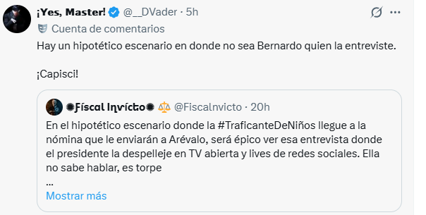 Fiscalnvicto's tweet photo. ¡No asumirá! 
¡No llega a navidad!
¡No llega al año!
¡No llega a los dos años!
¡No la va a entrevistar!

—Migueleros burros!!! 🤣🤣 https://t.co/cPY7mmKPDU