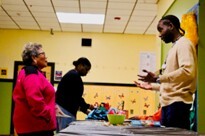 thedougycenter's tweet photo. Thank you to Cesar Chavez K-8 for having us at their Black Family Night. We truly appreciate the opportunity to share grief resources and information about our peer grief support groups with local families. #dougycenter #thedougycenter #griefsupport #UnderstandGrief https://t.co/U0ZHZa8CcG