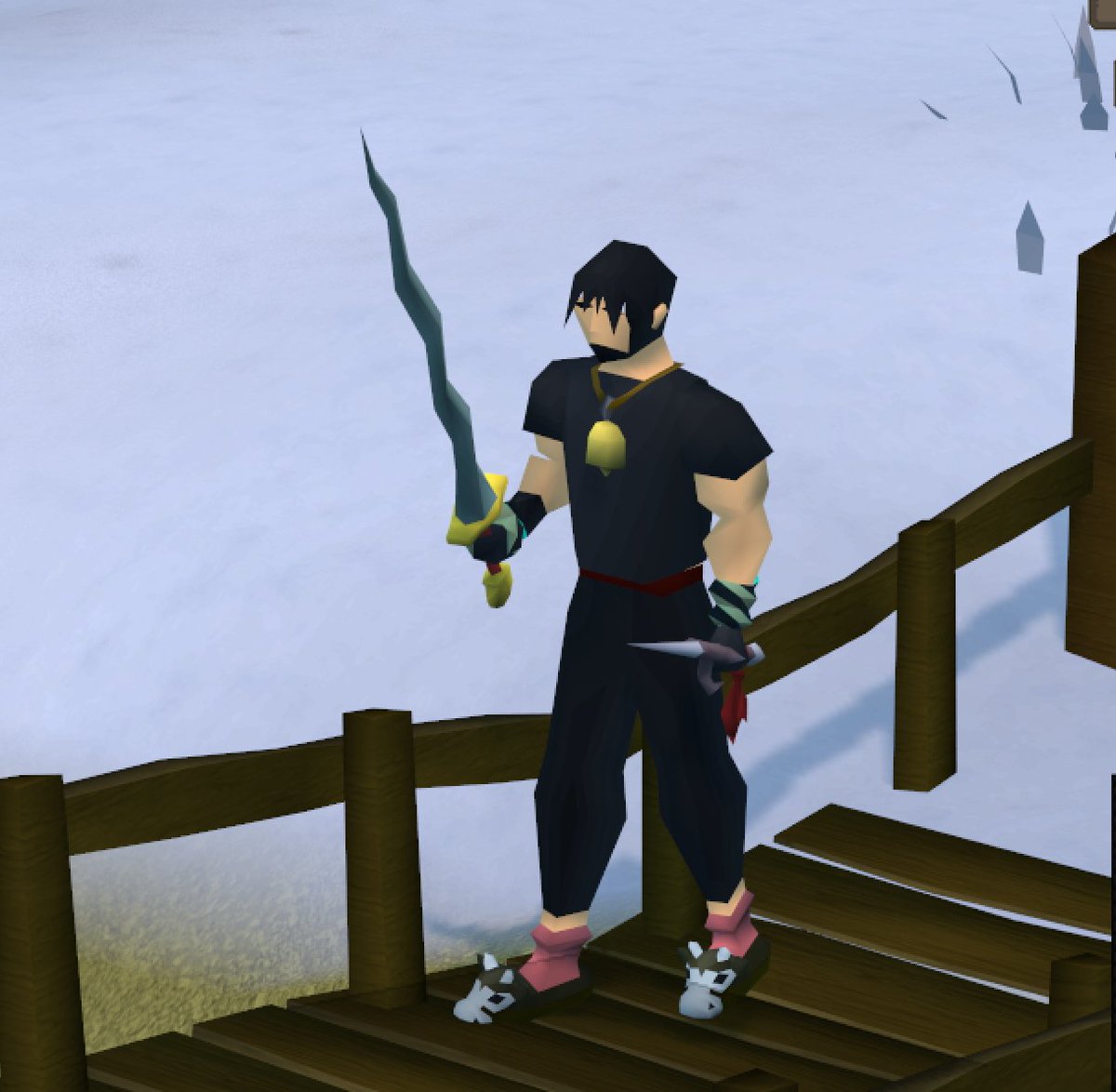 Having fun messing around at the new cow boss "Brutus" on OSRS. My PB is 1.2 seconds, not sure if its possible to get lower than that. The new defender, cowbell amulet &amp; cow slippers are all pretty adorable too.