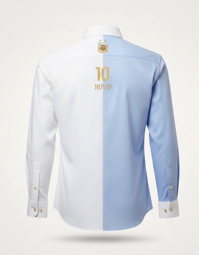 ulisesamaral's tweet photo. @luchomellera lucho, contáctame con los novios que quiere el casarse con el jersey de Argentina, se lo tengo. https://t.co/bfRvNgEHMV