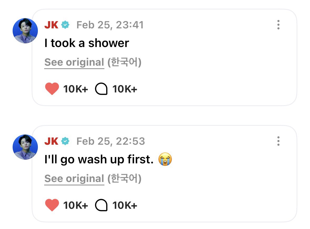 he updates us like we’re in a groupchat together (i love him)