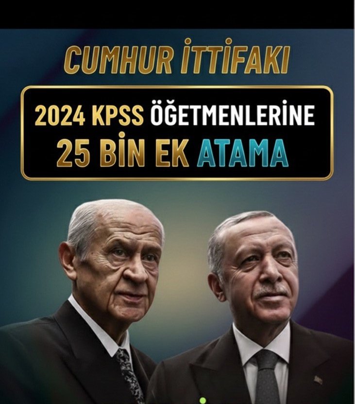 2024 KPSS’de emeği olan gençler, ek atama kararıyla umutlarını güçlendirmek istiyor.
<a href="/dbdevletbahceli/">Devlet Bahçeli</a> <a href="/_cevdetyilmaz/">Cevdet Yılmaz</a> <a href="/oktay_saral/">Oktay SARAL</a> <a href="/hasandogan/">Hasan Doğan</a> <a href="/PrfDrFilizKilic/">Prof. Dr. Filiz KILIÇ</a> <a href="/erkanakcay45/">Erkan Akçay</a> <a href="/MHP_Bilgi/">MHP</a> <a href="/memetsimsek/">Mehmet Simsek</a> <a href="/Yusuf__Tekin/">Yusuf Tekin</a> <a href="/TalipGeylan06/">Talip Geylan</a> <a href="/MhpTbmmGrubu/">MHP TBMM Grubu #MHP</a> <a href="/MHP_Gundemi/">MHP GÜNDEMİ</a> #2024KpssEkAtamaBekliyor