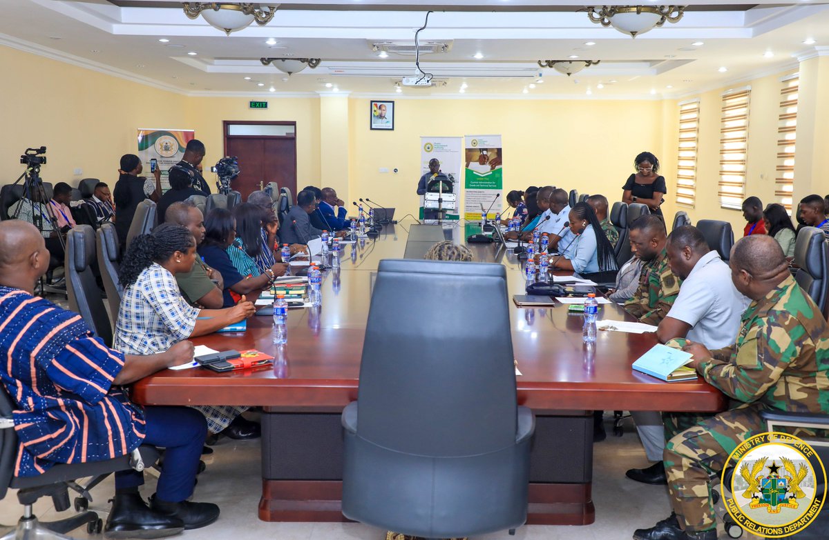 modghana's tweet photo. The Public Procurement Authority has commenced a three-day workshop to build capacity of procurement staff, tender committee members and officers from the Finance and Administration directorates of the Ministry of Defence and the Ghana Armed Forces. https://t.co/BHDDoJZBnz