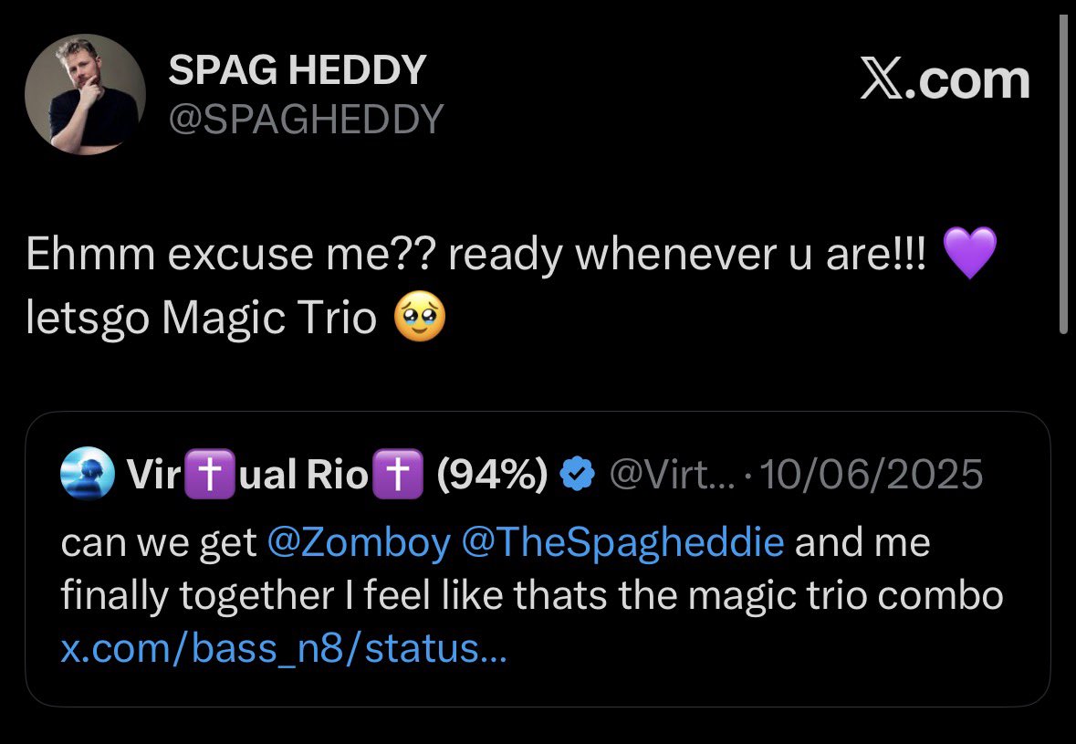 TomMiitomo's tweet photo. @NawtystepBlog @Zomboy @BARELYALIVEUS I hope Zomboy does more brostep collabs, I will never forget these tweets. We could be getting closer to this one day 🙏 https://t.co/tX2z1YNhUC