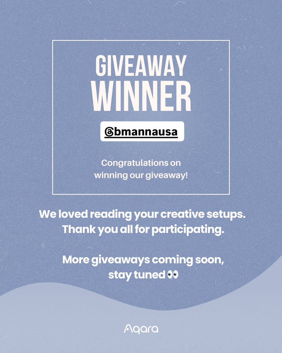 <a href="/tynelittles/">faraizim</a> Hey! The winner was bmannausa 🎉
We shared it on our other socials. Apologies it wasn’t posted here as well, and thanks for checking in!
